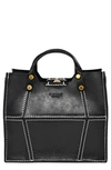 Old Trend Rosa Transport Leather Tote In Black