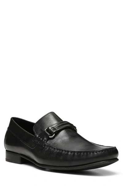 Donald Pliner Calf Leather Bit Loafer In Black