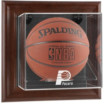 Fanatics Authentic Indiana Pacers (2005-2017) Brown Framed Wall-mounted Team Logo Basketball Display Case