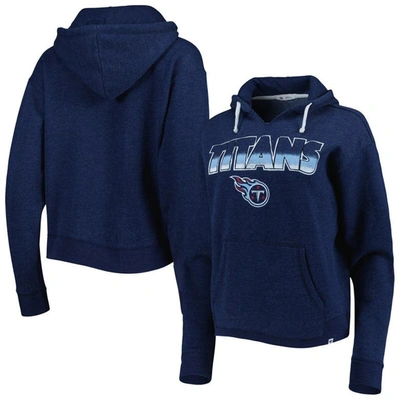 47 ' Navy Tennessee Titans Color Rise Kennedy Notch Neck Pullover Hoodie