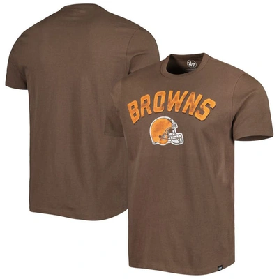 47 ' Brown Cleveland Browns All Arch Franklin T-shirt