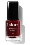 Londontown Nail Color In Lady Luck (deep Maroon)