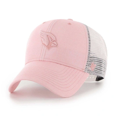 47 ' Pink/white Arizona Cardinals Haze Clean Up Trucker Snapback Hat