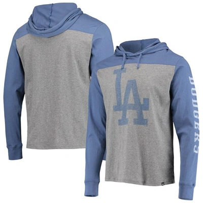47 ' Gray Los Angeles Dodgers Franklin Wooster Pullover Hoodie In Heather Gray