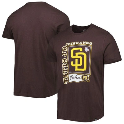47 ' Fernando Tatis Jr. Brown San Diego Padres Super Rival Player T-shirt