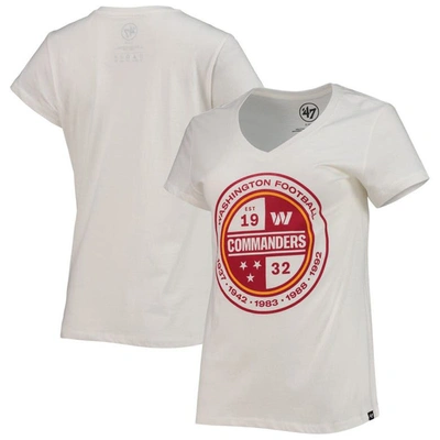 47 ' White Washington Commanders Imprint Ultra Rival V-neck T-shirt
