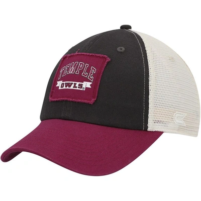Colosseum Charcoal Temple Owls Objection Snapback Hat