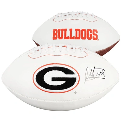 Fanatics Authentic Todd Gurley Georgia Bulldogs Autographed White Panel Football