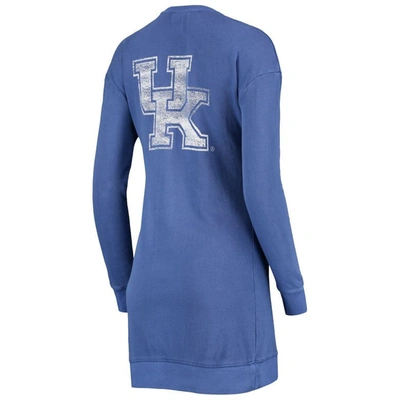 Gameday Couture Royal Kentucky Wildcats 2-hit Sweatshirt Dress