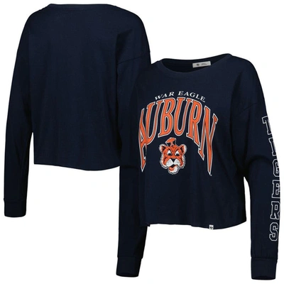 47 ' Navy Auburn Tigers Parkway Ii Cropped Long Sleeve T-shirt