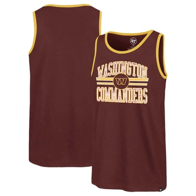 47 Brand '47 Burgundy Washington Commanders Winger Franklin Tank Top