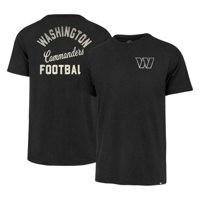 47 ' Black Washington Commanders Turn Back Franklin T-shirt