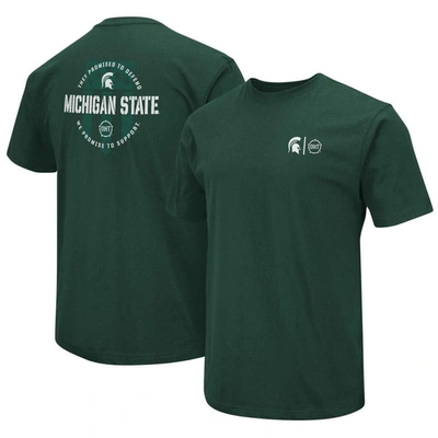 Colosseum Green Michigan State Spartans Oht Military Appreciation T-shirt