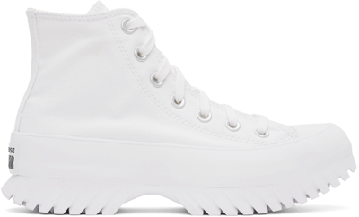 Converse White Chuck Taylor All Star Lugged 2.0 Sneakers In White/egret/black