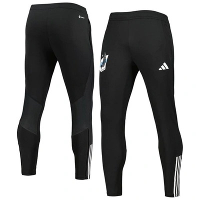 Adidas Originals Adidas Black Minnesota United Fc 2023 On-field Team Crest Aeroready Training Pants