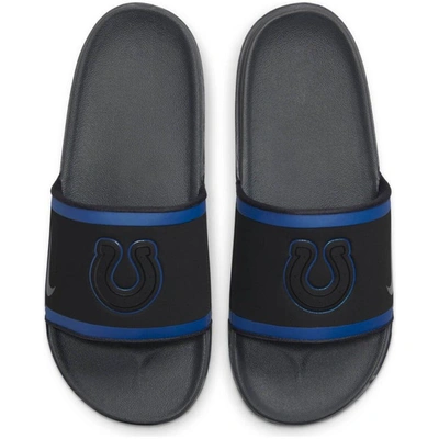 Nike Indianapolis Colts Team Off-court Slide Sandals In Black