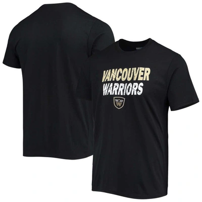 Levelwear Black Vancouver Warriors Team Logo Thrive T-shirt