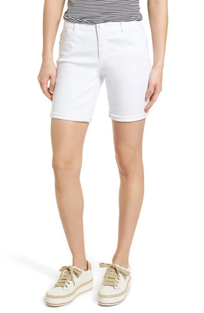 Wit & Wisdom 'ab'solution Denim Shorts In Optic White