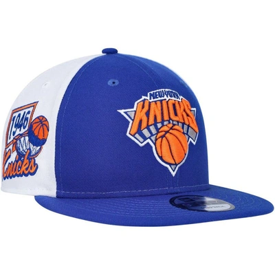 New Era Blue New York Knicks Pop Panels 9fifty Snapback Hat