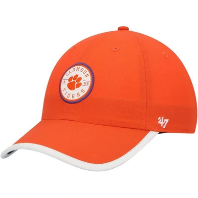 47 '  Orange Clemson Tigers Microburst Clean Up Adjustable Hat