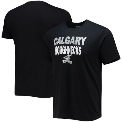 Levelwear Black Calgary Roughnecks Team Logo Thrive T-shirt