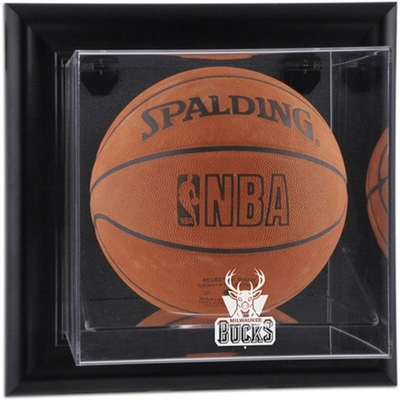 Fanatics Authentic Milwaukee Bucks (2006-2014) Black Framed Wall-mounted Team Logo Basketball Display Case