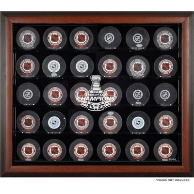 Fanatics Authentic Washington Capitals 2018 Stanley Cup Champions Brown Framed 30-puck Logo Display Case