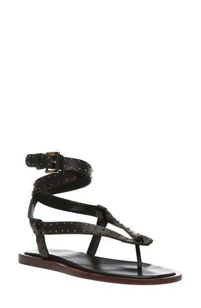 Joie Jennie Studded Strappy Sandal In Black