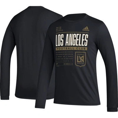 Adidas Originals Adidas Black Lafc Club Dna Long Sleeve T-shirt