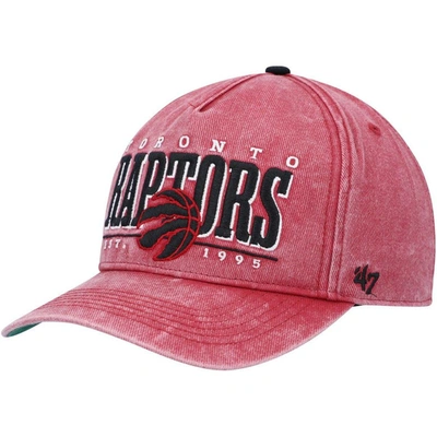 47 ' Red Toronto Raptors Fontana Hitch Snapback Hat