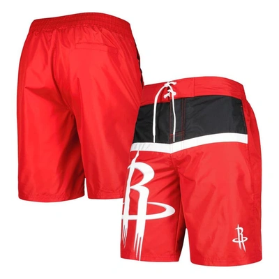 G-iii Sports By Carl Banks Red Houston Rockets Sea Wind Swim Trunks