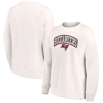Fanatics Branded White Tampa Bay Buccaneers Leopard Team Pullover Sweatshirt