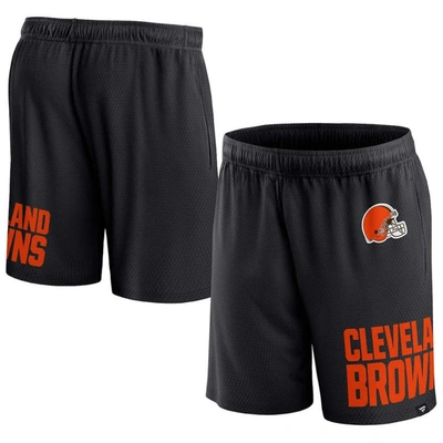 Fanatics Branded Black Cleveland Browns Clincher Shorts
