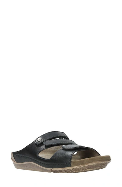 Wolky Jasper Sandal In Black