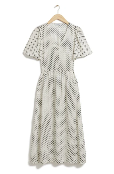 and other stories polka dot midi dress & OTHER STORIES Polka Dot Midi Wrap Dress