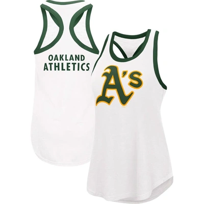 G-iii 4her By Carl Banks White Oakland Athletics Tater Tank Top