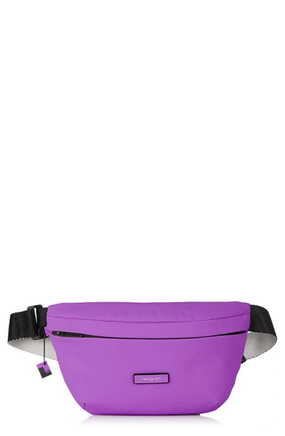 Hedgren Halo Water Repellent Belt Bag In Purple