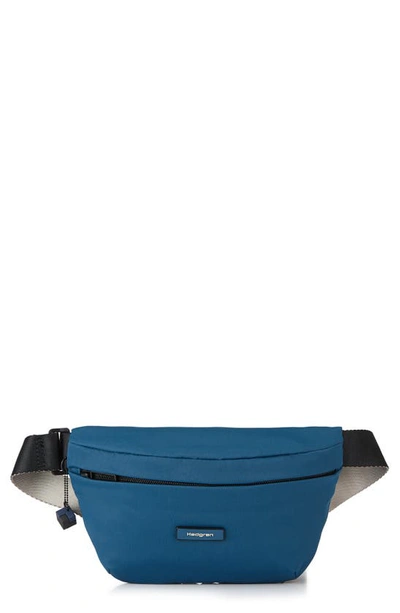 Hedgren Halo Water Repellent Belt Bag In Blue