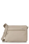 Hedgren Eye Rfid Water Repellent Shoulder Bag In Cashmere Beige