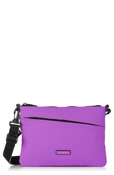 Hedgren Orbit Flat Water Repellent Crossbody Bag In Violet