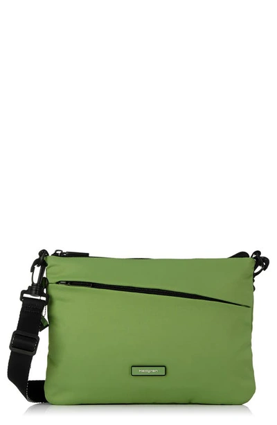 Hedgren Orbit Flat Water Repellent Crossbody Bag In Green