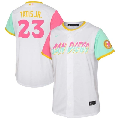 Nike Kids' Toddler  Fernando Tatis Jr. White San Diego Padres 2022 City Connect Replica Player Jersey