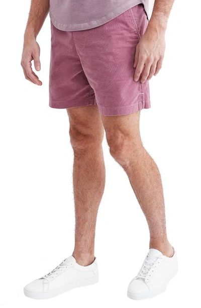 Goodlife Stretch Corduroy Shorts In Mauve