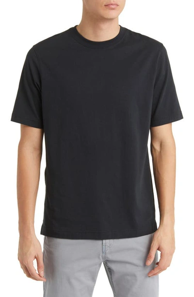 Scott Barber Solid Crewneck T-shirt In Black