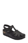 On Foot 202 Sandal In Black Leather