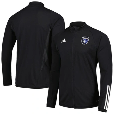 Adidas Originals Adidas Black San Jose Earthquakes 2023 On-field Aeroready Full-zip Training Top