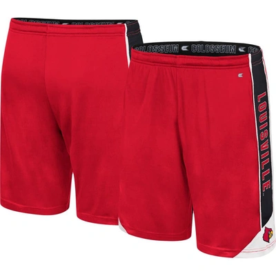Colosseum Red Louisville Cardinals Haller Shorts