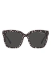 Michael Kors San Marino 52mm Square Sunglasses In Dark Grey