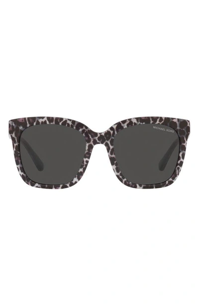 Michael Kors San Marino 52mm Square Sunglasses In Dark Grey