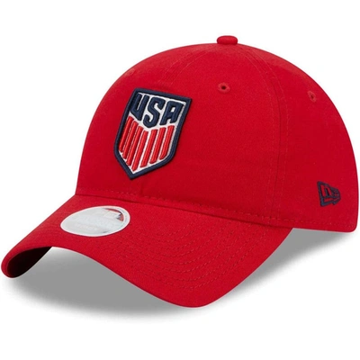 New Era Red Usmnt Core Classic 2.0 Adjustable Hat